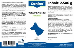 ���� ���� Canina Welpenbrei ��� �����, 2500 �
