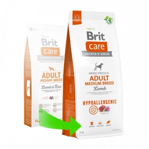 ����� ���� Brit Care Dog Hypoallergenic Adult Medium Breed ��� ����� �������� ����, ������������� � �����, 12 ��