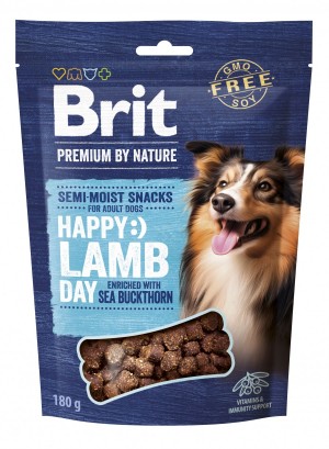 ������ ��� c���� Brit Premium Semi-moist Snacks Lamb with Sea Buckthorn ��������� � ����� � �������� 180 �