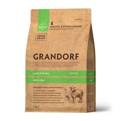 Grandorf (��������) Mini Adult Lamb & Turkey ���� ��� �������� ����� ������ ���� ����� � ����� � �������� 3��