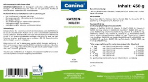 ������� ������ Canina Katzenmilch ��� ����, ���� ������, 450 �