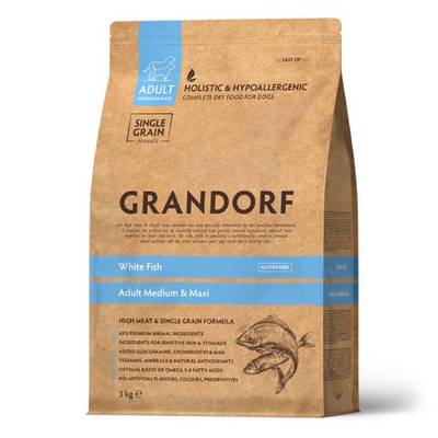 Grandorf (��������) White Fish Adult Medium & Maxi � ���� ����� ��� �������� �� ������� ���� 3��