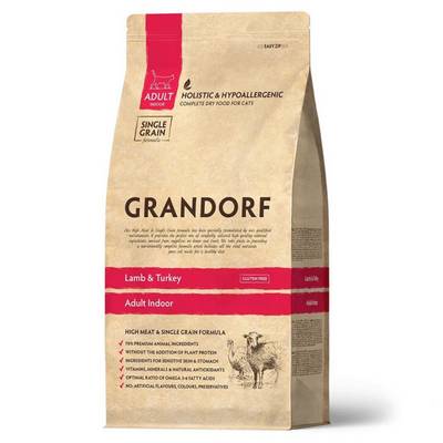 Grandorf Cat Adult Indoor Lamb & Turkey -  C        1 , 400 
