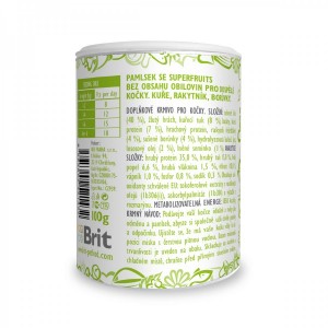 ������ ��� ���� Brit Care Cat Snack Superfruits Chicken, ����� 100 �