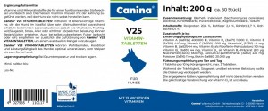 ³����� Canina V25 Vitamintabletten ��� �����, ����������� ��������, 200 � (60 ����)