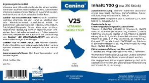 ³����� Canina V25 Vitamintabletten ��� �����, ����������� ��������, 700 � (210 ����)