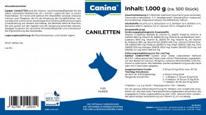 ³����� Canina Caniletten �������� ��� �������� �����, 1000 � (500 ����)