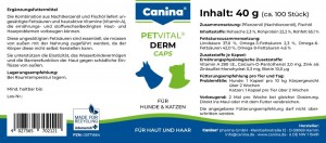 ³����� Canina PetVital D�rm-Caps ��� ����� �� ����, ��� ��������� �����, 40 � (100 ����)