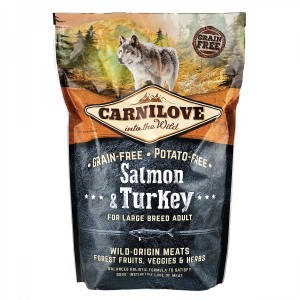 ����� ���� Carnilove Salmon & Turkey ��� �������� ����� ������� ����, ������ �� �������, 1,5 ��