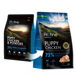 ���� ����� Profine Puppy Chicken and Potatoes ��� ������� �� ������ ��� ����, � ������ �� ���������, 3 ��