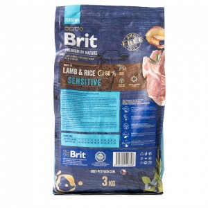 ����� ���� Brit Premium Dog Sensitive Lamb ��� ����� � �������� ����������, � �����, 3 ��