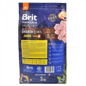 ����� ���� Brit Premium Dog Junior M ��� ������� �� ������ �������� ����, � ������, 3 ��