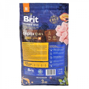   Brit Premium Dog Adult M     ,  , 3 