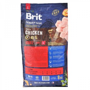   Brit Premium Dog Adult L     ,  , 8 