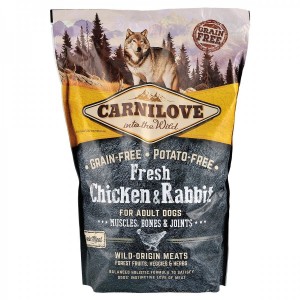 ����� ���� Carnilove Fresh Chicken & Rabbit ��� �������� ����� ��� ����, ����� �� ������, 1,5 ��