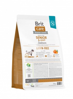 ����� ���� Brit Care Dog Grain-free Senior & Light ��� �������� �����, ����������� � �������, 3 ��