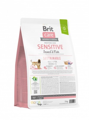 ����� ���� Brit Care Dog Sustainable Sensitive ��� ����� � �������� ����������, � ����� �� ��������, 3 ��