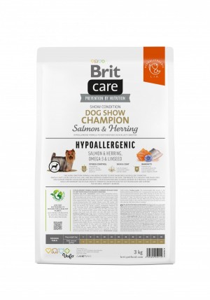 ����� ���� Brit Care Dog Hypoallergenic Dog Show Champion ��� ����������� �����, � ������� � ���������, 3 ��