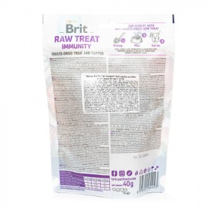 ������ ��� ����� Brit Raw Treat freeze-dried Immunity ��� ���������, ���� � �����, 40 �