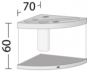 ������� Juwel ������� Trigon 190 LED ������, 99�60�70 ��, 190 �
