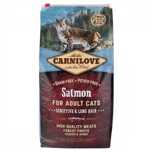   Carnilove Cat Sensitive & Long Hair     , , 6 