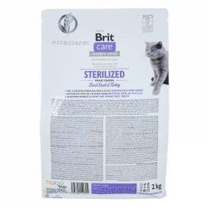 ����� ���� Brit Care Cat GF Sterilized Weight Control ��� ������������� ���� � �������� �����, ����� �� �������, 2 ��