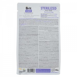   Brit Care Cat GF Sterilized Weight Control      ,   , 400 