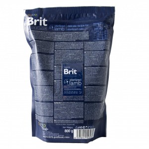 ����� ���� Brit Premium Cat by Nature Sterilized Lamb ��� ������������� ����, � �����, 800 �