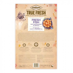 ����� ���� Carnilove True Fresh Cat ��� ��� �������� ����, � �����, 4,8 ��