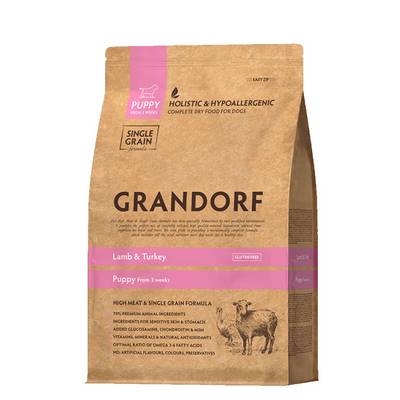 Grandorf DOG LAMB & TURKEY PUPPY -            3  10