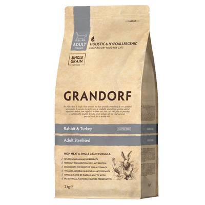 Grandorf Dog Rabbit & Turkey Adult Medium & Maxi Breeds -                1 