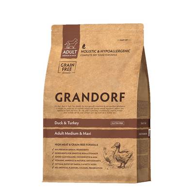 Grandorf Duck & Turkey Adult Medium & Maxi Breeds -            ,    , 1 