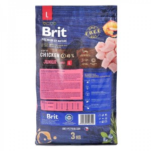 ����� ���� Brit Premium Dog Junior L ��� ������� �� ������ ������� ����, � ������, 3 ��