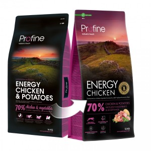 ���� ����� Profine Energy Chicken and Potatoes ��� �������� ����� ��� ����, � ������ �� ���������, 12 ��