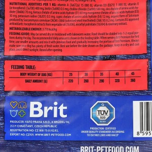   Brit Premium Dog Adult L     ,  , 3 