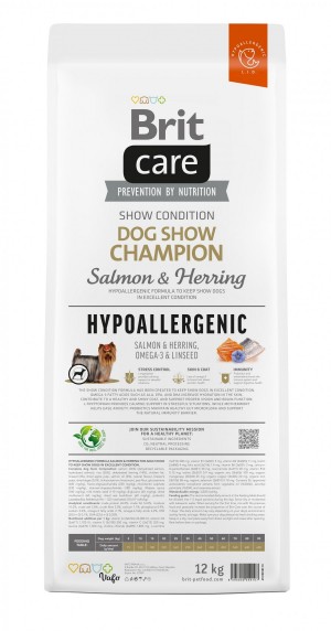 ����� ���� Brit Care Dog Hypoallergenic Dog Show Champion ��� ����������� �����, � ������� � ���������, 12 ��