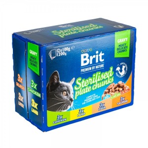 ������� ���� Brit Premium Cat ���� ������ ������ ������ ��� ������������� ����, ����� 4 �����, 100 � � 12 ��