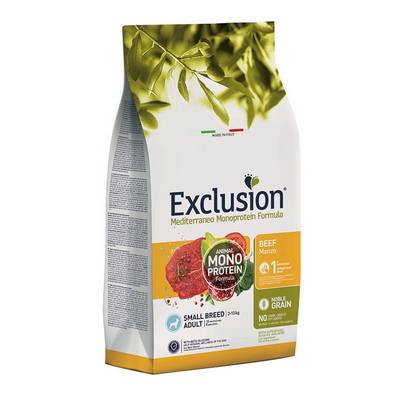 ����� ���� Exclusion Adult Beef Small Breed ��������� ��� �������� ����� ������ ����, � ����������, 7 ��
