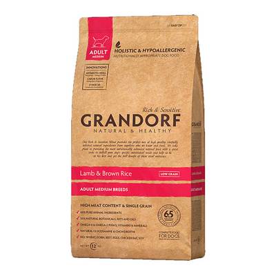  Grandorf Lamb & Brown Rice Adult Medium Breed      1 ,    3 