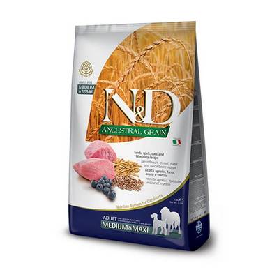 ������ 2.5�� ��� ����� ����� N&D LOW Grain LAMB & BLUEBERRY ADULT MEDIUM & MAXI