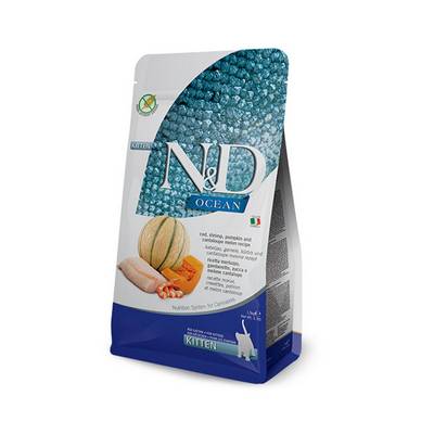������ 300� ��� ���� ����� N&D Grain Free Ocean COD.SHRIMP. PUMPKIN & CANTALOUPE MELON KITTEN � ������ ���������� �������� � �����