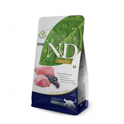 ������ 300� ��� ���� ����� N&D Grain Free PRIME LAMB & BLUEBERRY ADULT