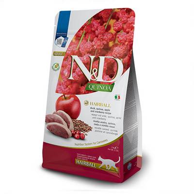  300    N&D QUINOA Hairball ADULT       ,   